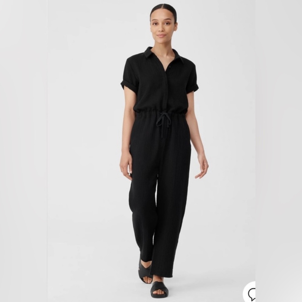 Eileen Fisher Classic Black Jumpsuit